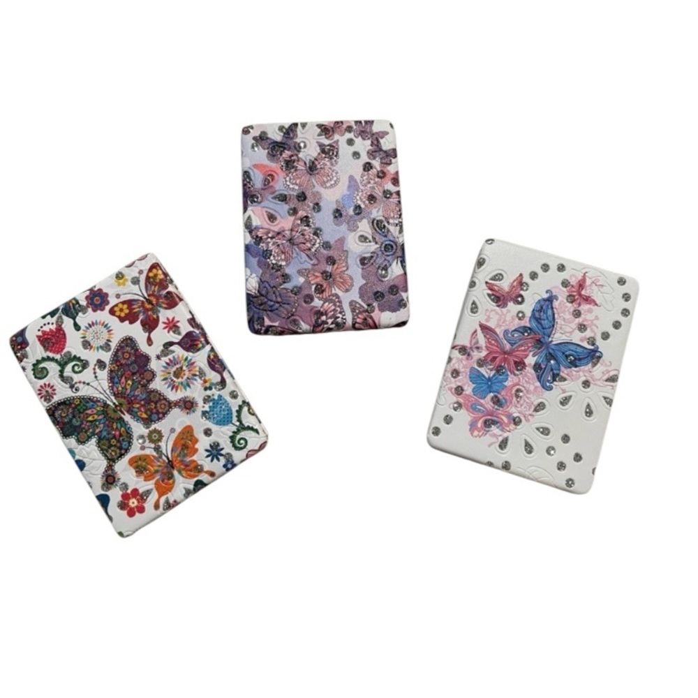 Colorful Butterfly Cosmetic Mirror NWT